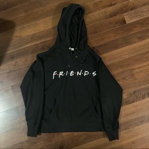 Women’s Black FRIENDS hoodie - Size L